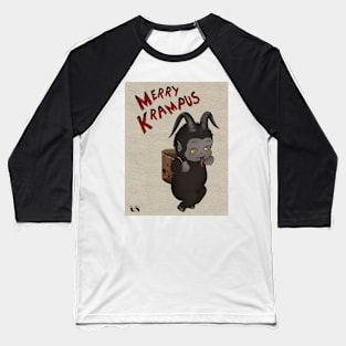 Krampus Baseball T-Shirt